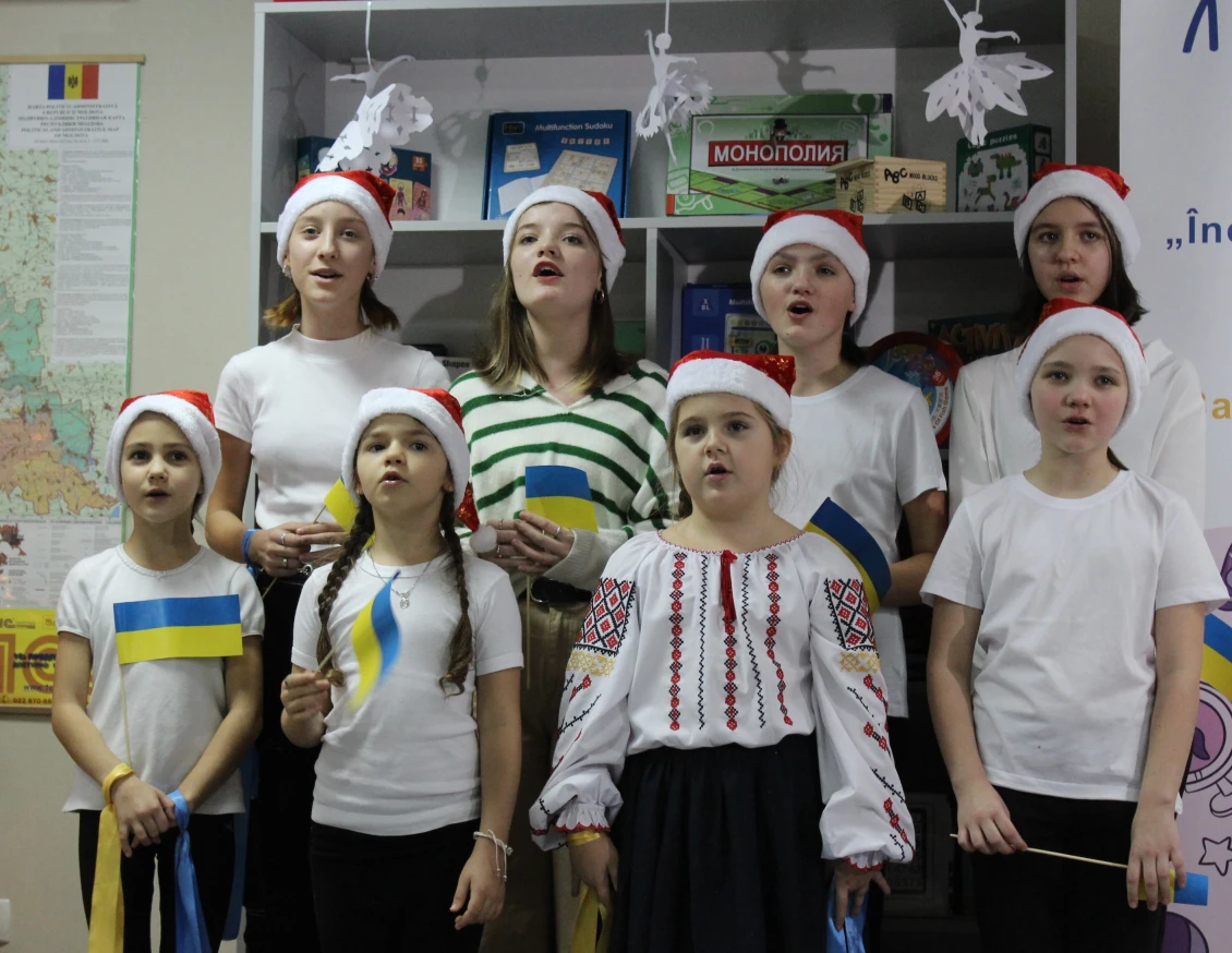 Local and refugee children can come to the center to spend time with their peers and enjoy time together.