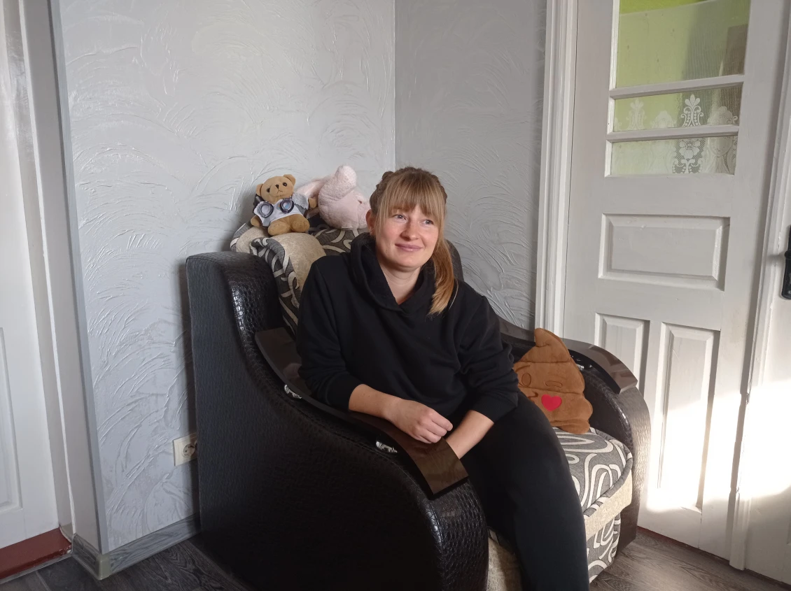 Eugenia and her daughter came to Moldova in April from Odesa.
