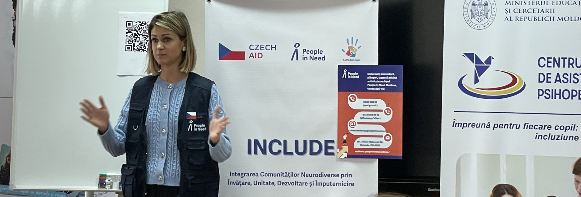 INCLUDE: sprijin pentru persoanele cu tulburări din spectrul autist în Republica Moldova