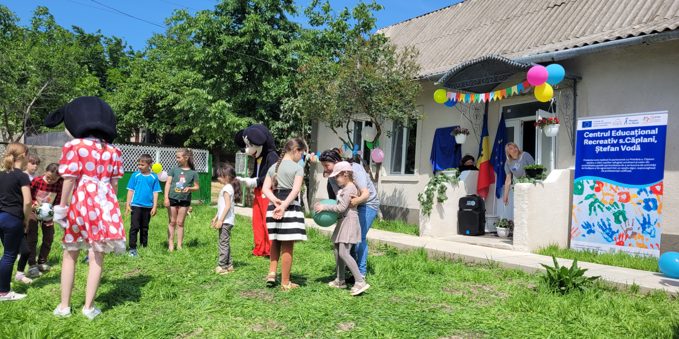 A new educational and recreational centre for Ukrainian and Moldovan children in Căplani, Ștefan Vodă