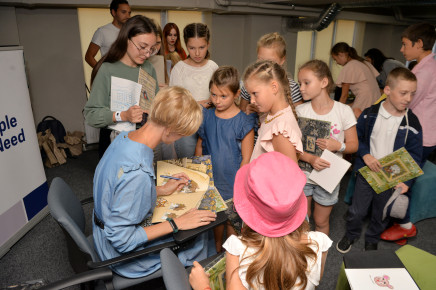 People in Need promotes the social integration of refugee children at "Bookfest" in Chisinau