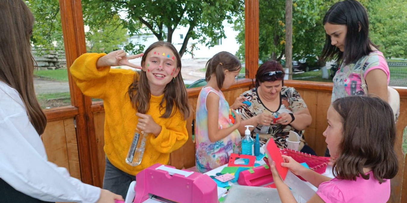 GustoHora brought together Ukrainian and Moldovan children and young people in a social integration event organized in Ocnita, Caplani and Causeni