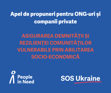 Apel de propuneri pentru ONG-uri și companii private