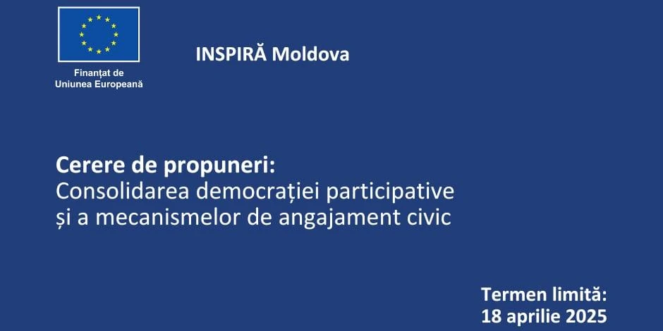 Cerere de propuneri: INSPIRĂ Moldova