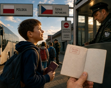 BĂIATUL CU O ȘTAMPILĂ ÎN PAȘAPORT