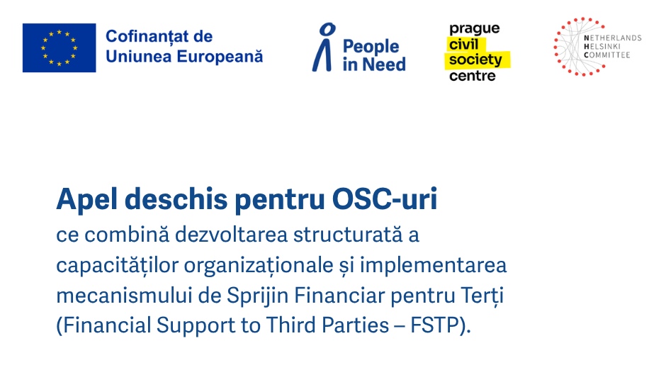 Apel deschis pentru organizațiile societății civile (OSC) de la firul ierbii din Republica Moldova