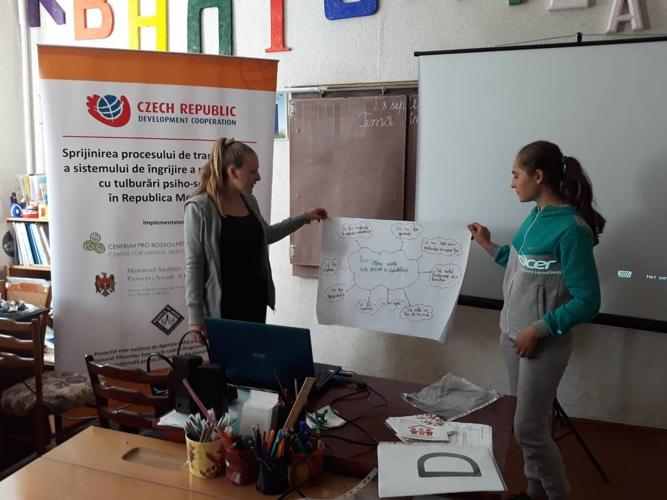Support of transformation process of care for people with mental disorders and people with learning difficulties in Moldova