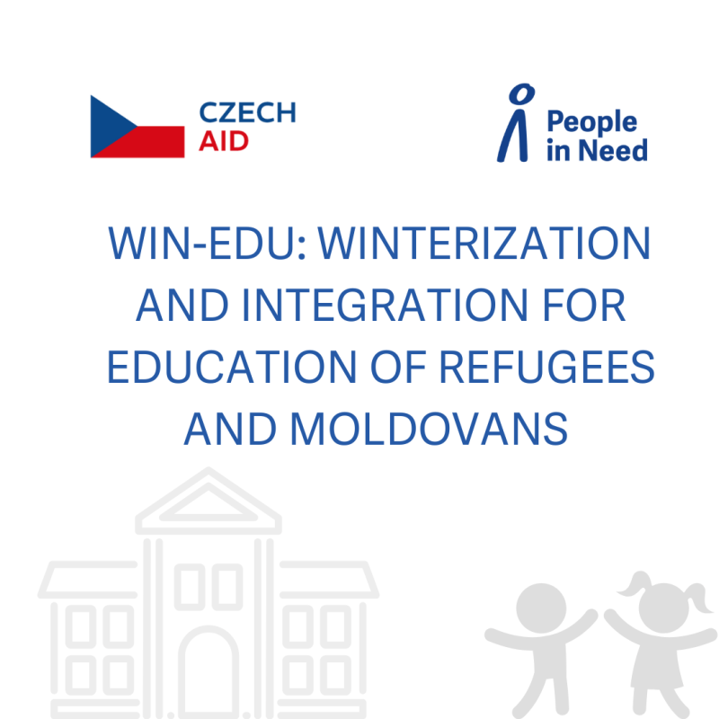 WIN-EDU: Sprijin pe timp de iarnă și integrare în educație pentru refugiați și cetățeni moldoveni